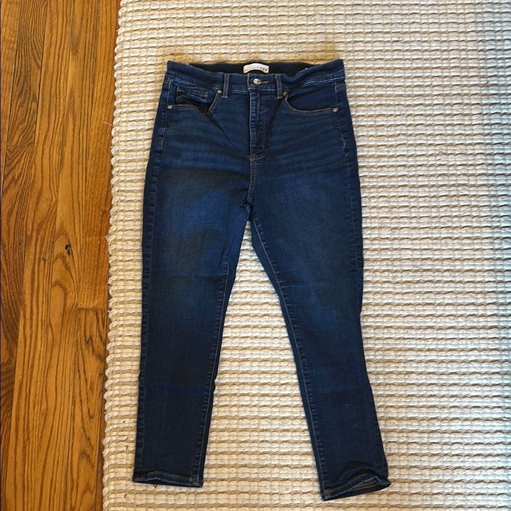 LOFT The Skinny high rise dark wash | 10P - Picture 2 of 4